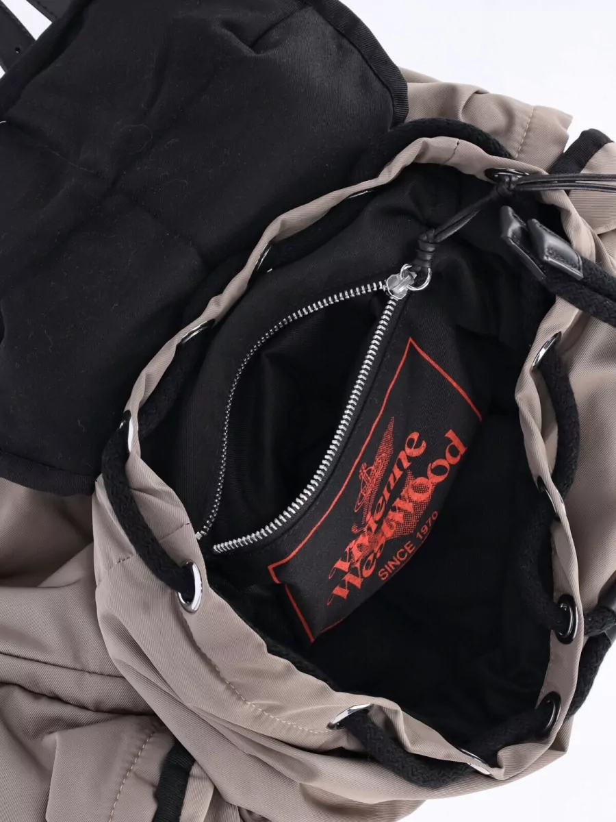 Vivienne Westwood Backpack Top Handle Adjustable Straps Pockets