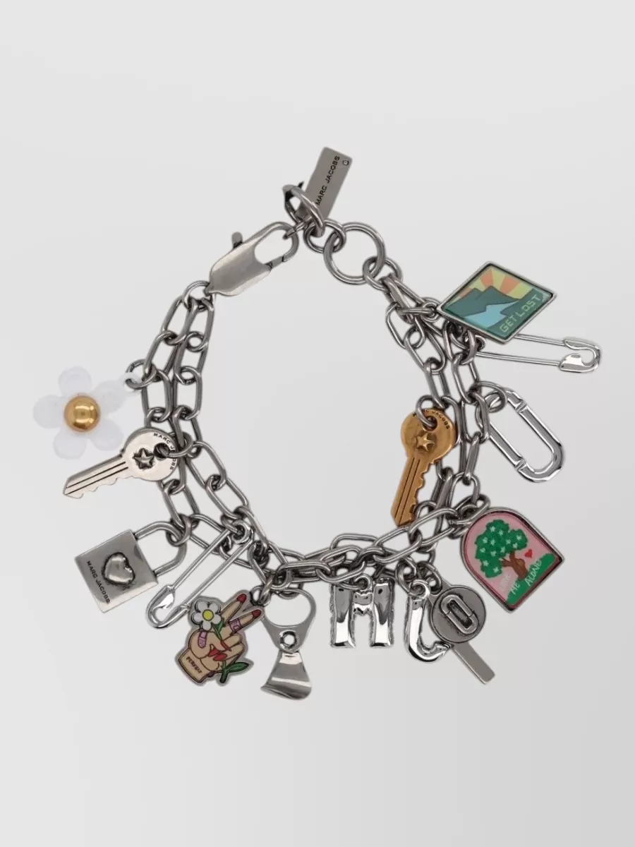 Marc Jacobs metal charm bracelet