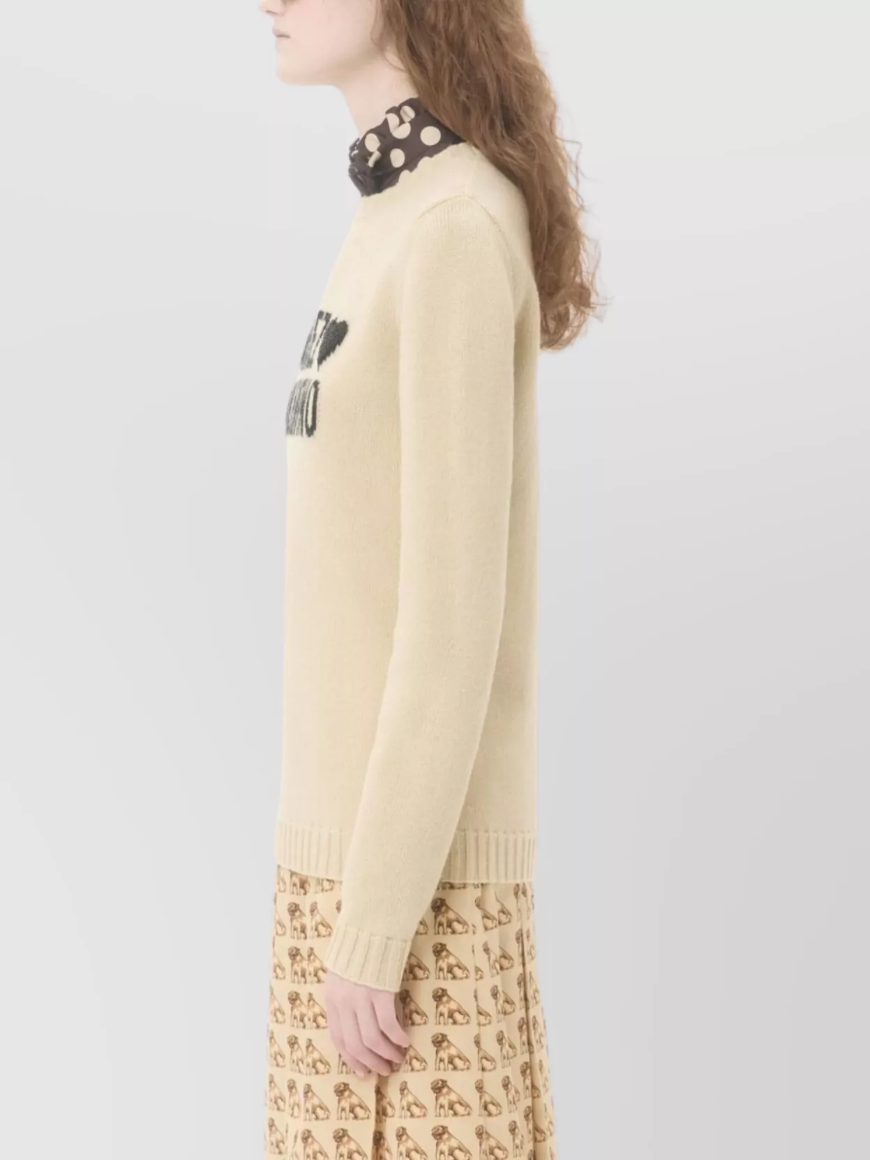 Valentino Garavani Crew Neck Knitwear Front Embroidery