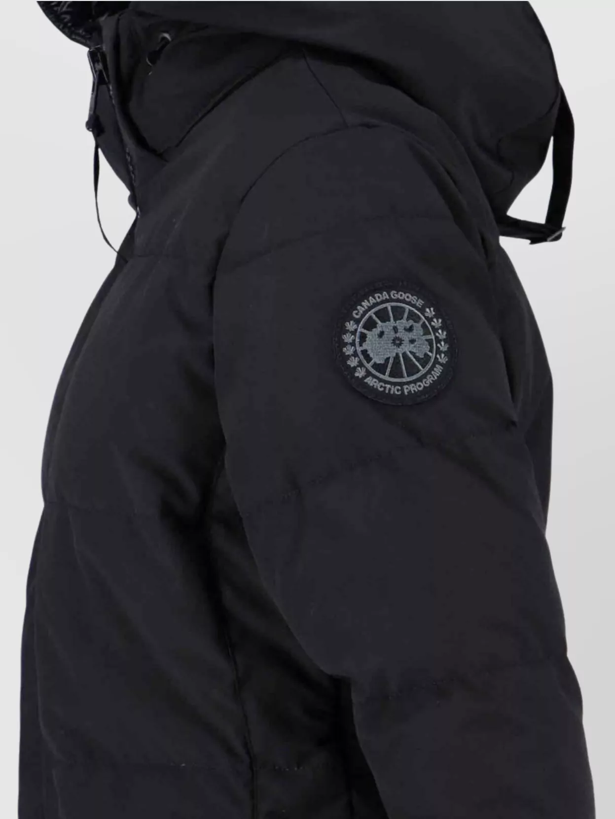 Canada Goose Hooded Quilted Jacket Long Sleeves