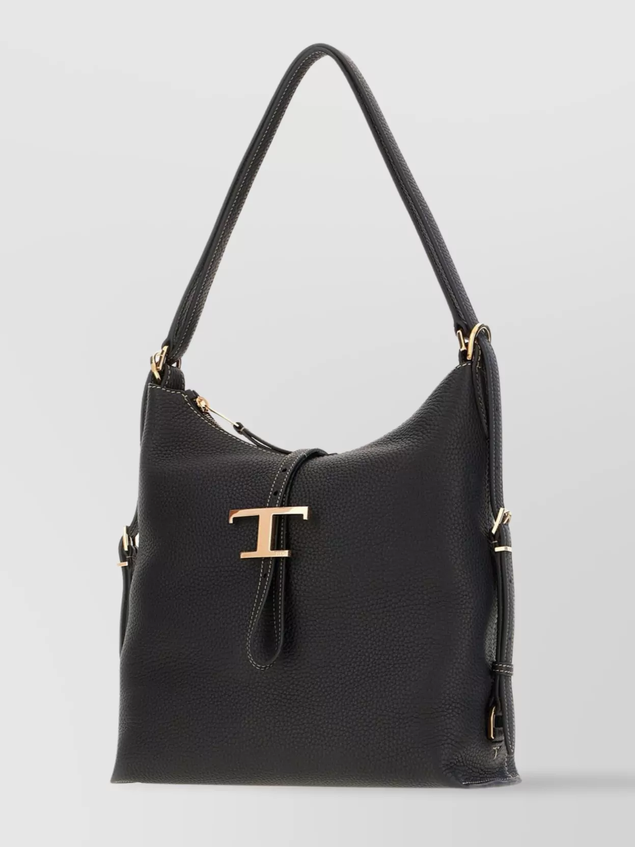 Tod's Shoulder Bags With Textured Finish And Gold-Tone Hardware