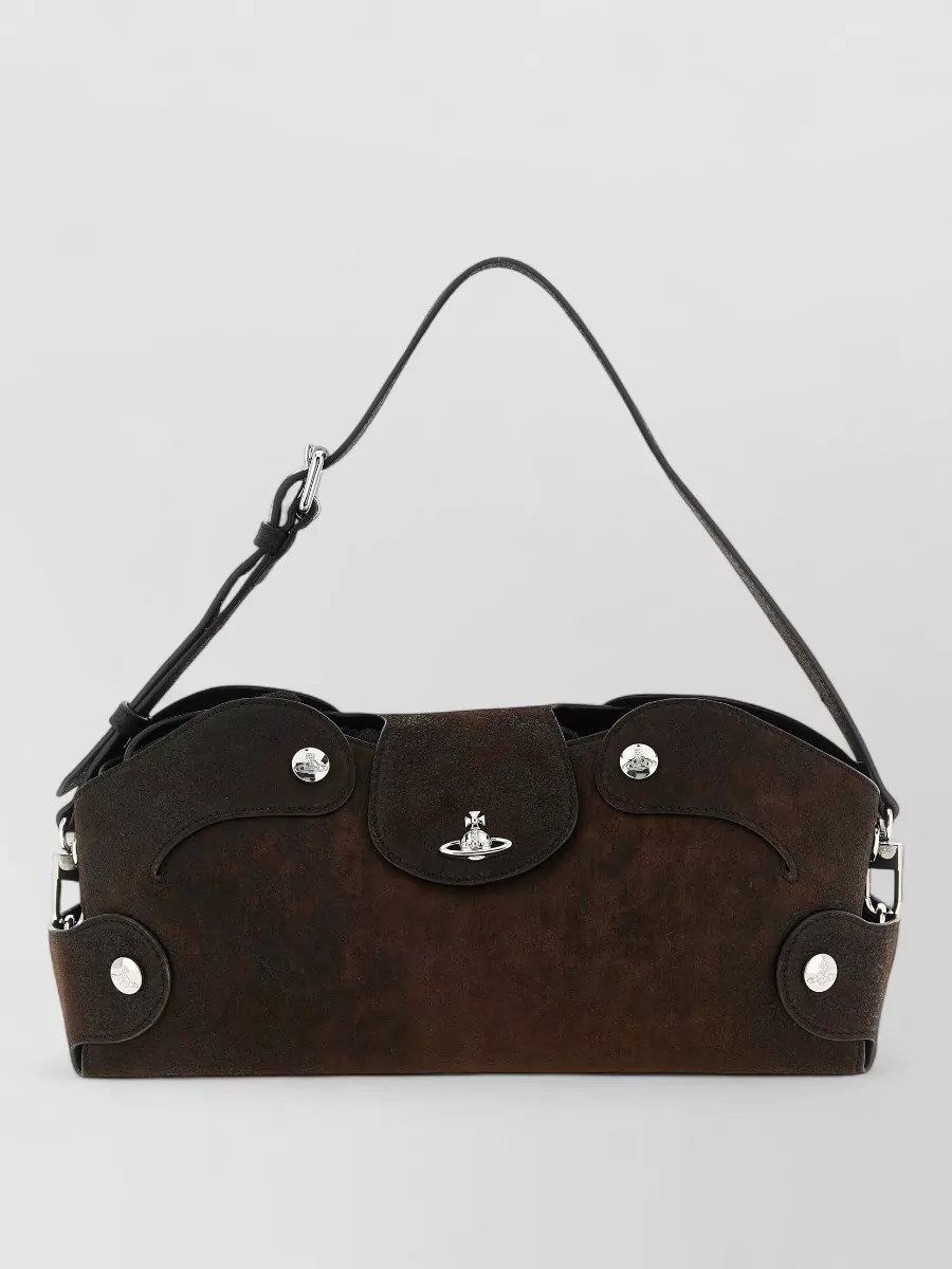 Vivienne Westwood Wilma Leather Clutch Bag
