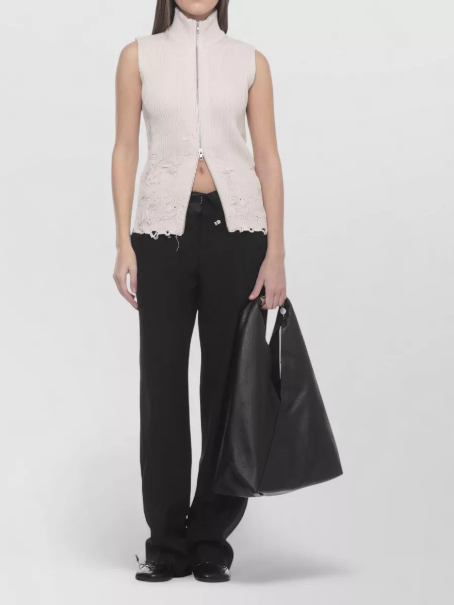 Mm6 Maison Margiela Tailored Wide-Leg Trousers