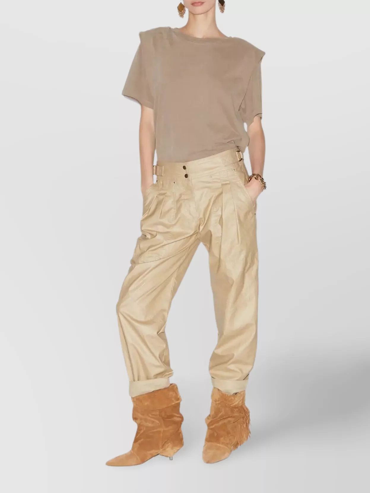 Isabel Marant Fidji Trousers Adjustable Waistband