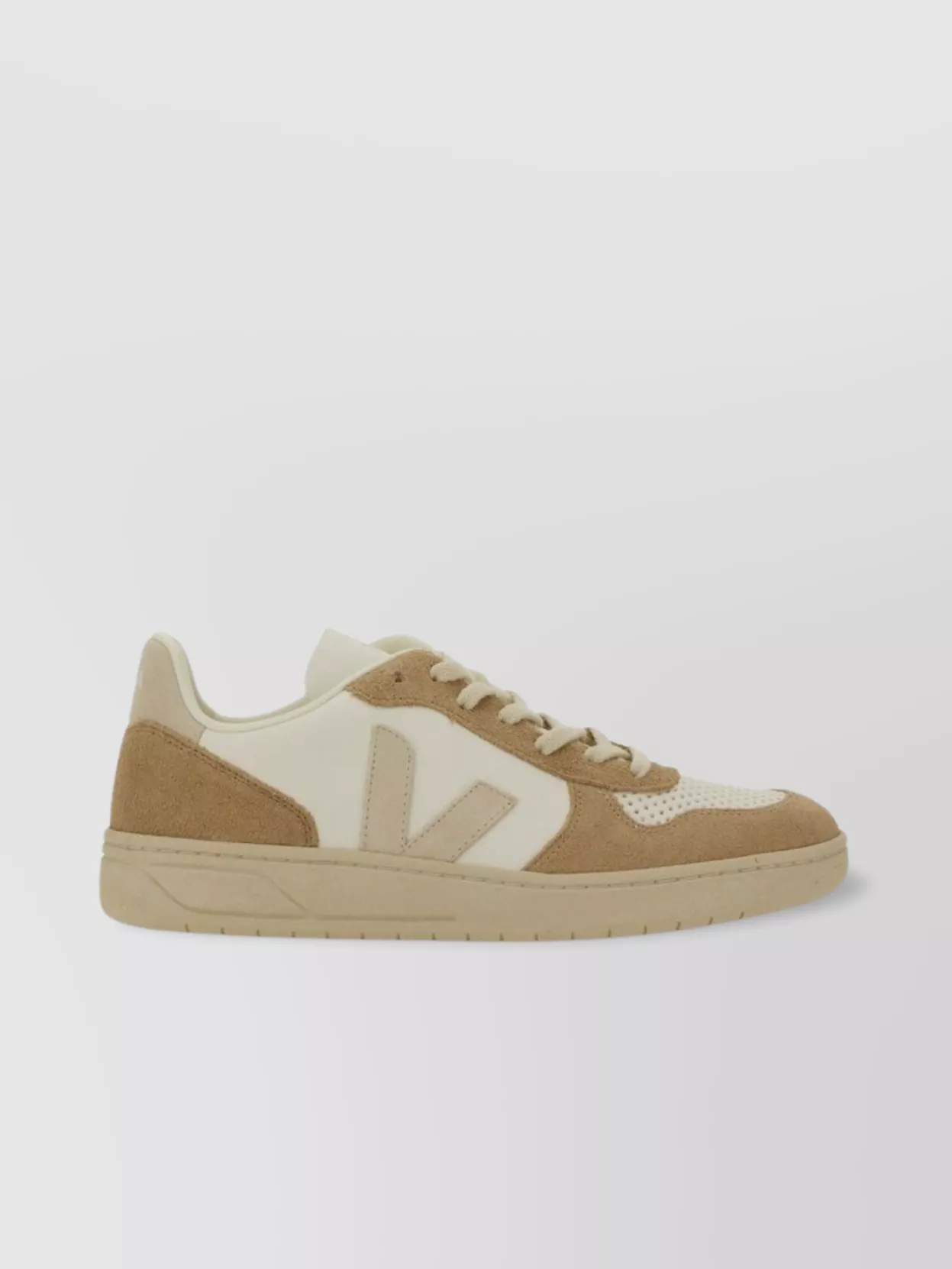 Veja "V-10" Perforated Detailing Sneakers