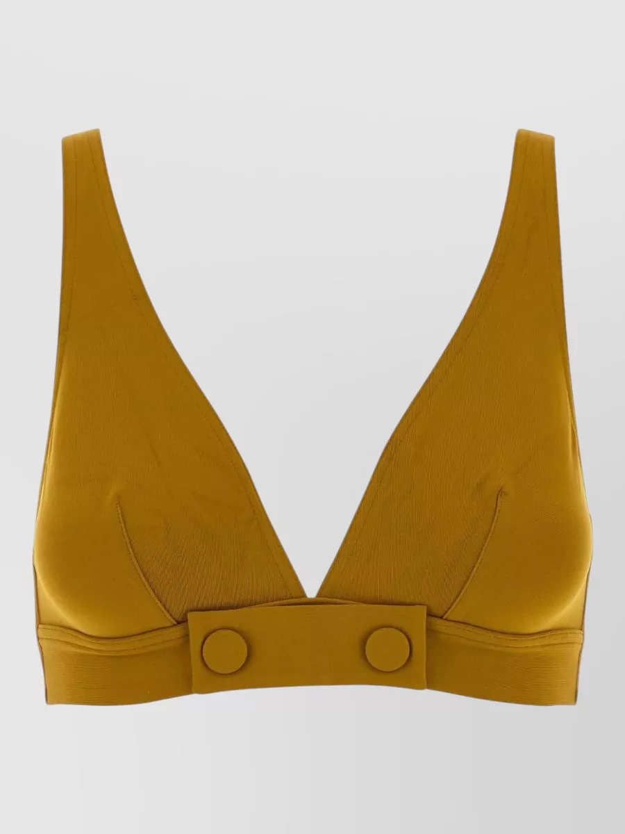 Eres stretch nylon bikini top