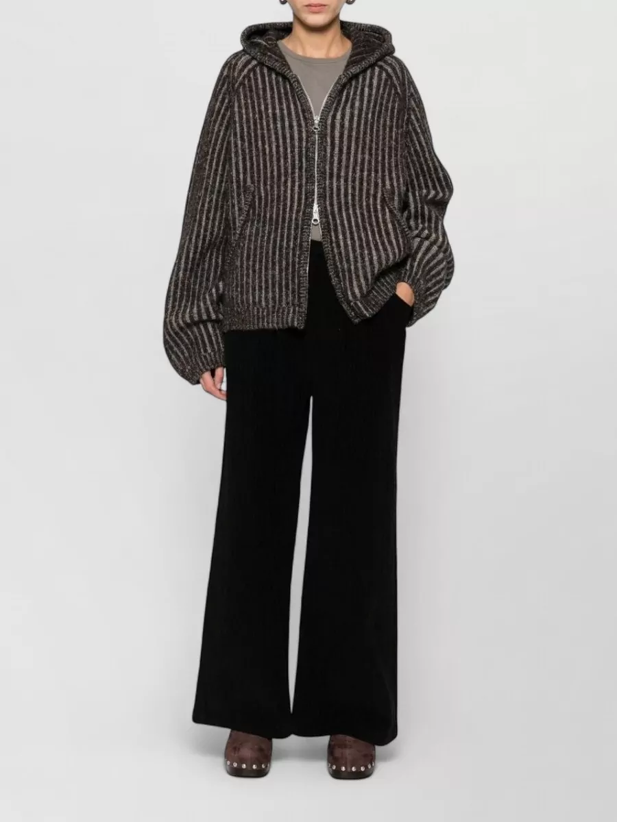 Apuntob Corduroy Wide-Leg Trousers