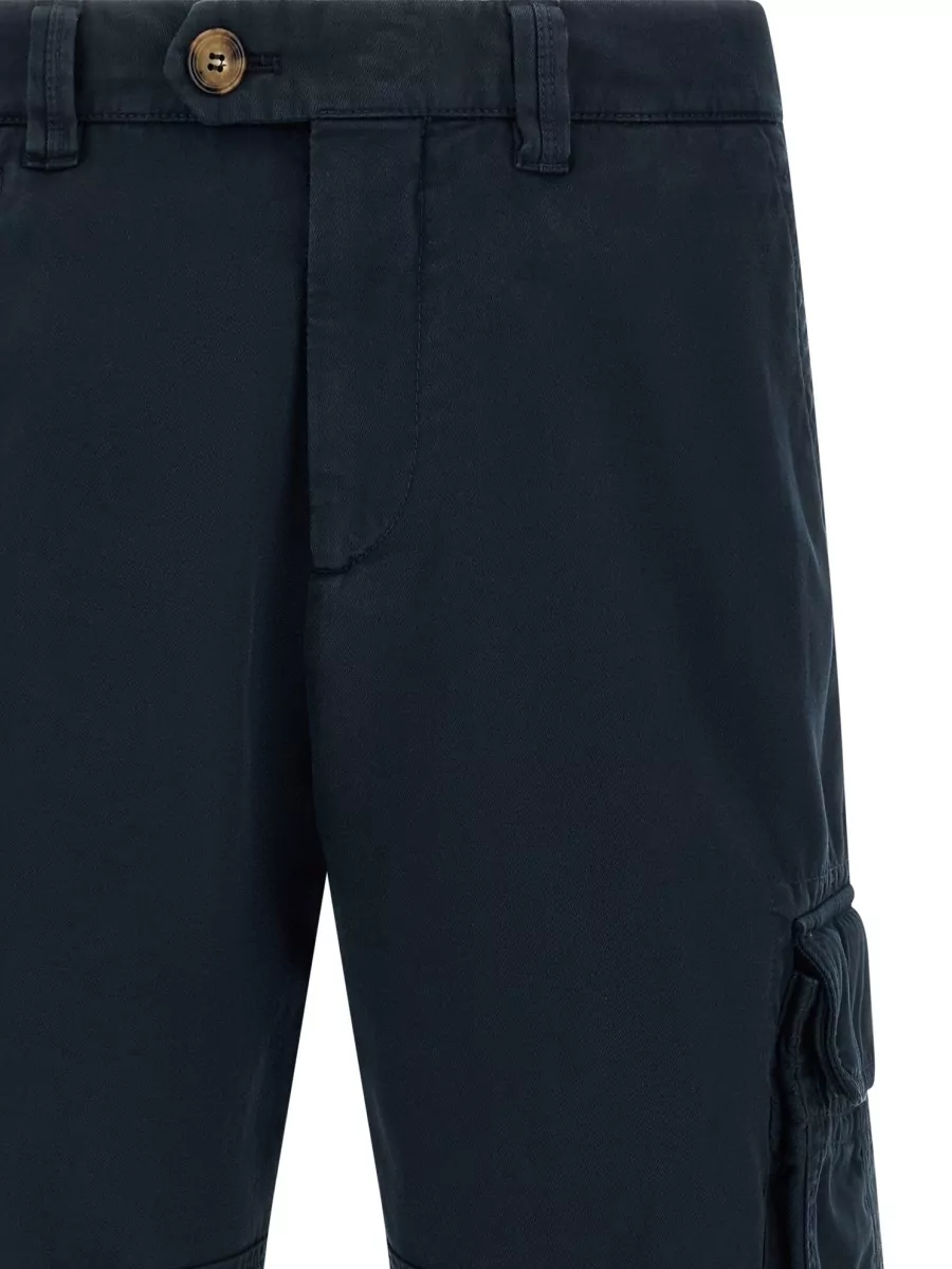 Brunello Cucinelli Cotton Cargo Shorts
