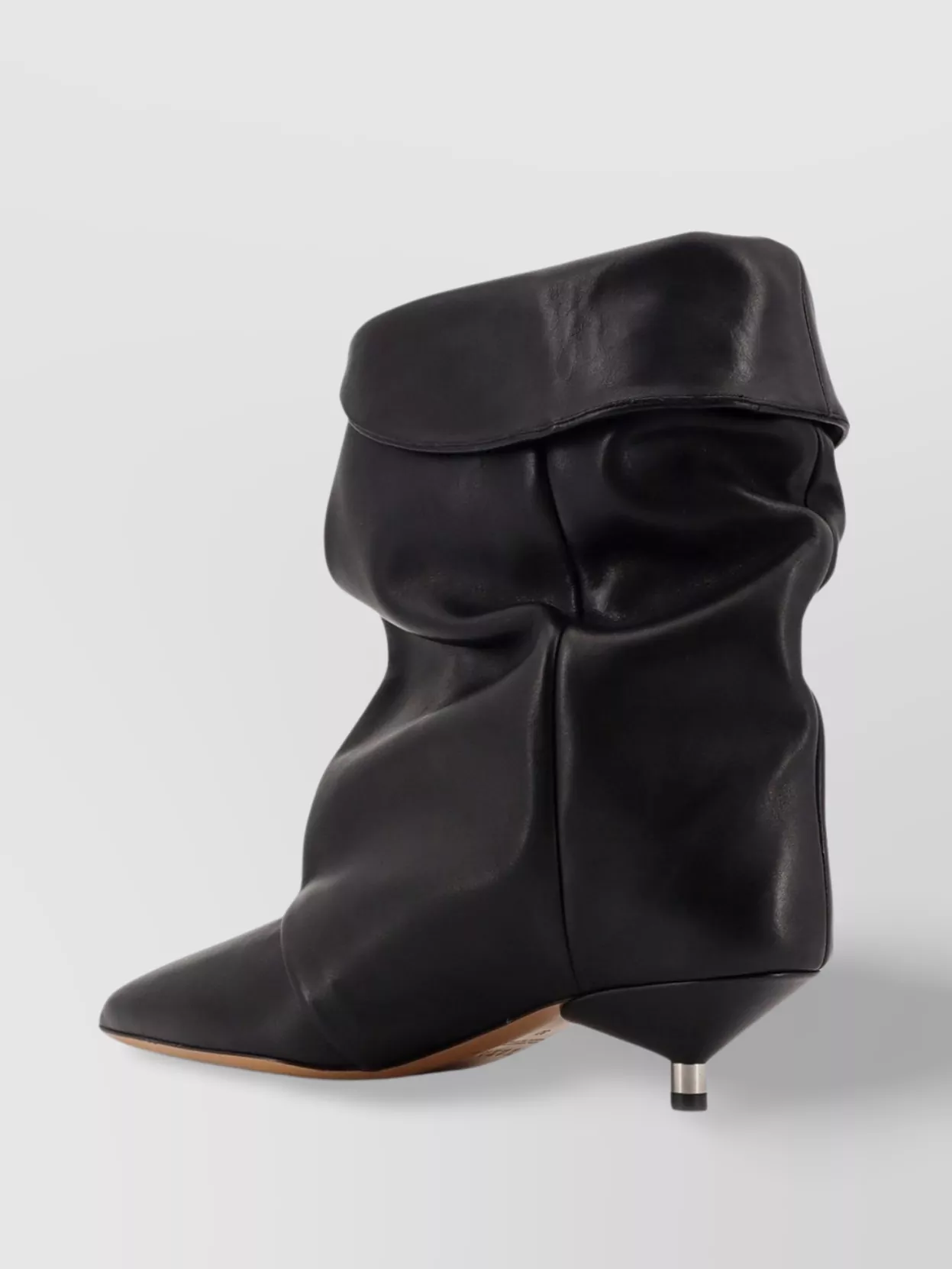 Isabel Marant Drapery Detail Ankle Length Leather Boots