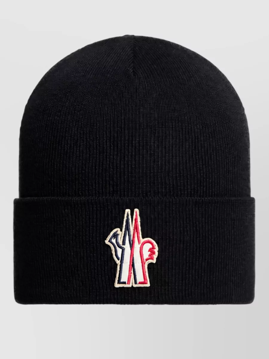 Moncler Grenoble Ribbed wool beanie