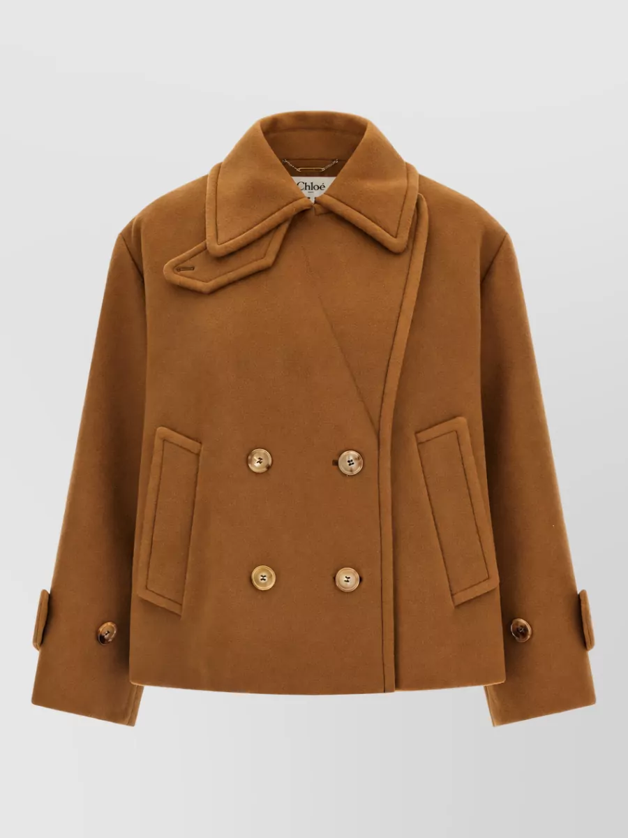 Chloé Wool Double-Breasted Coat