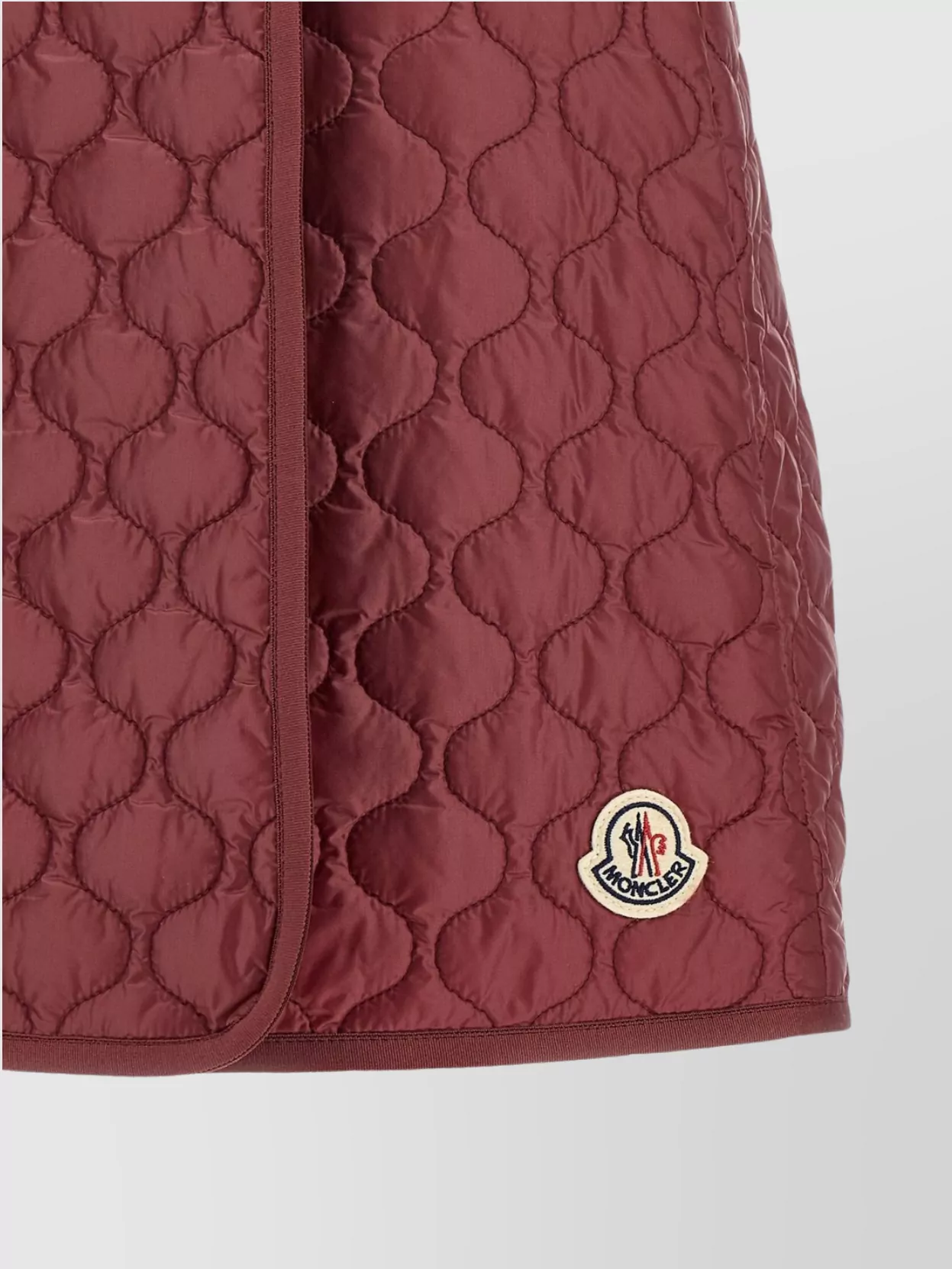 Moncler Quilted Wrap Skirt Button Detail