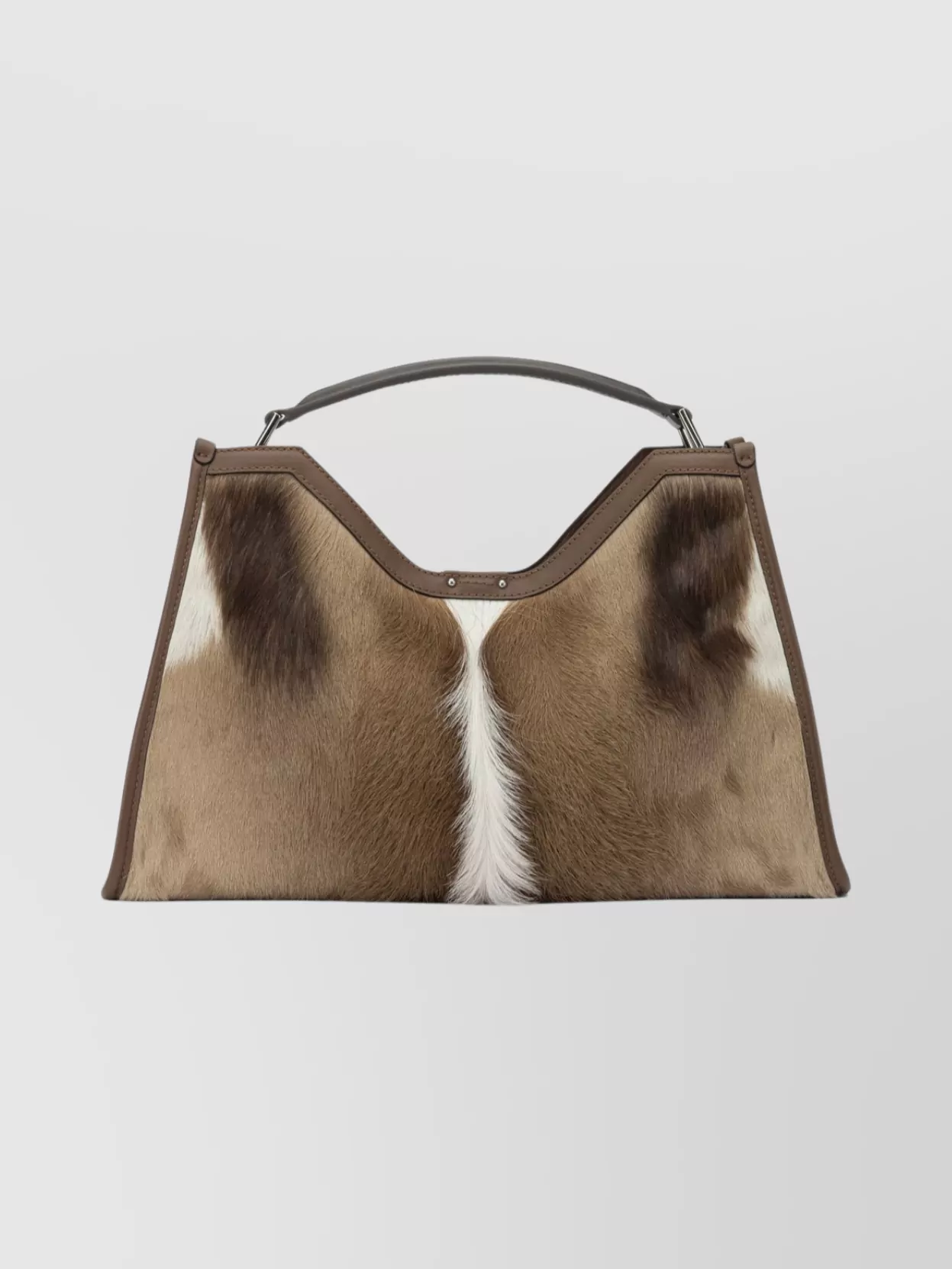 Gianni Chiarini Animal Print Shoulder Bag With Top Handle