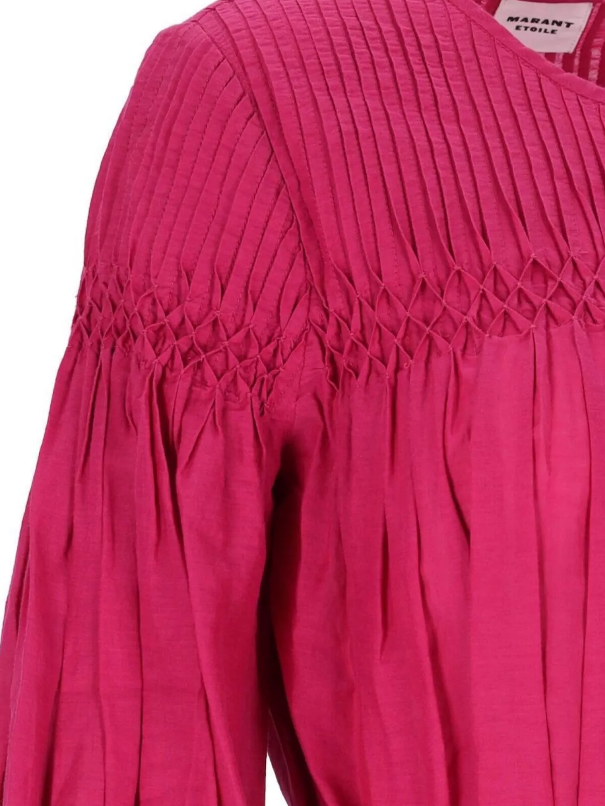 Isabel Marant Etoile Waist Belt Pleated Knee Length Dress