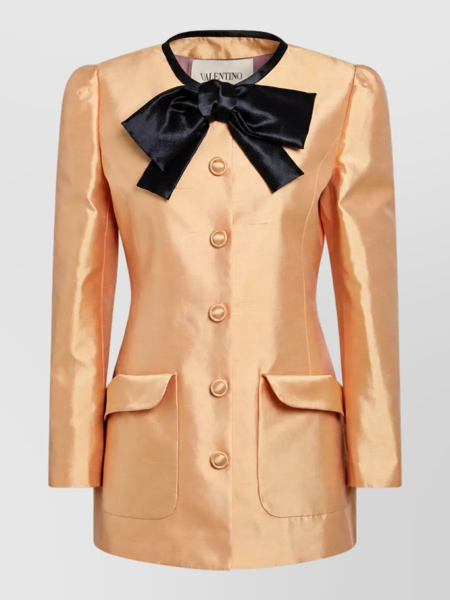 Valentino Garavani Silk pea coat