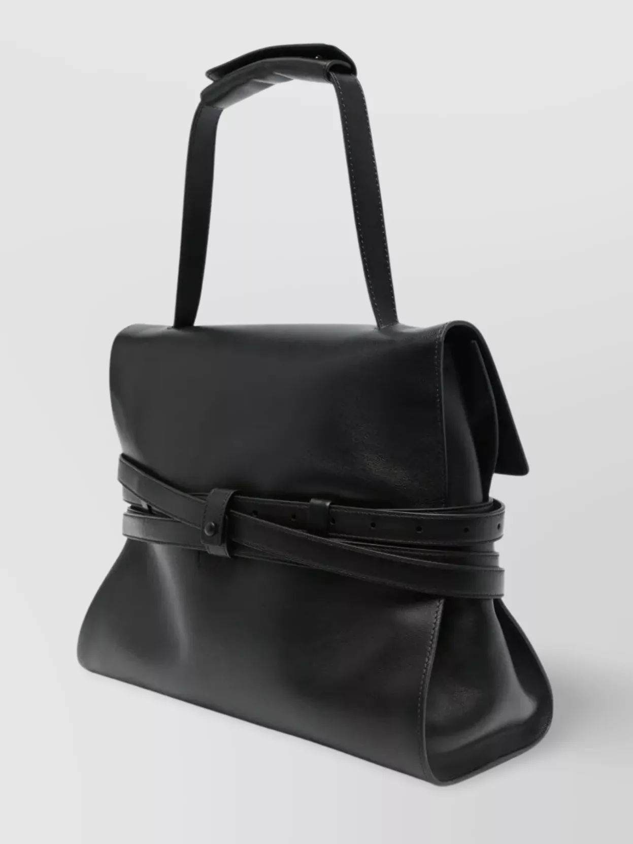 Moschino Nappa Leather Shoulder Bag