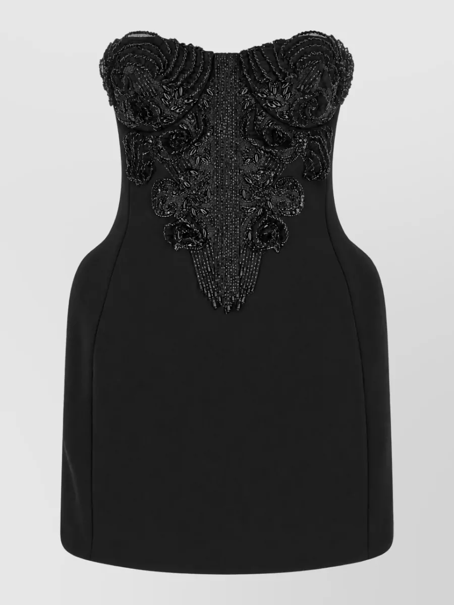 Elisabetta Franchi Crystal-embellished corset evening dress