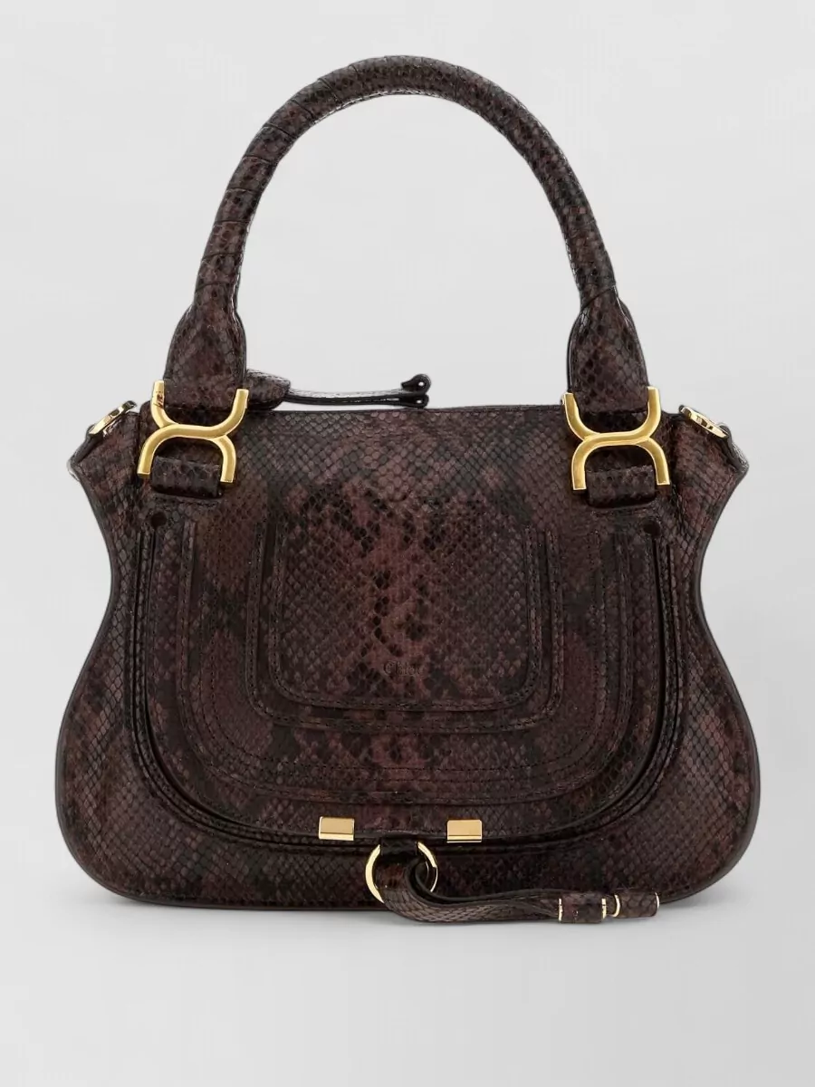 Chloé marcie small leather shoulder bag