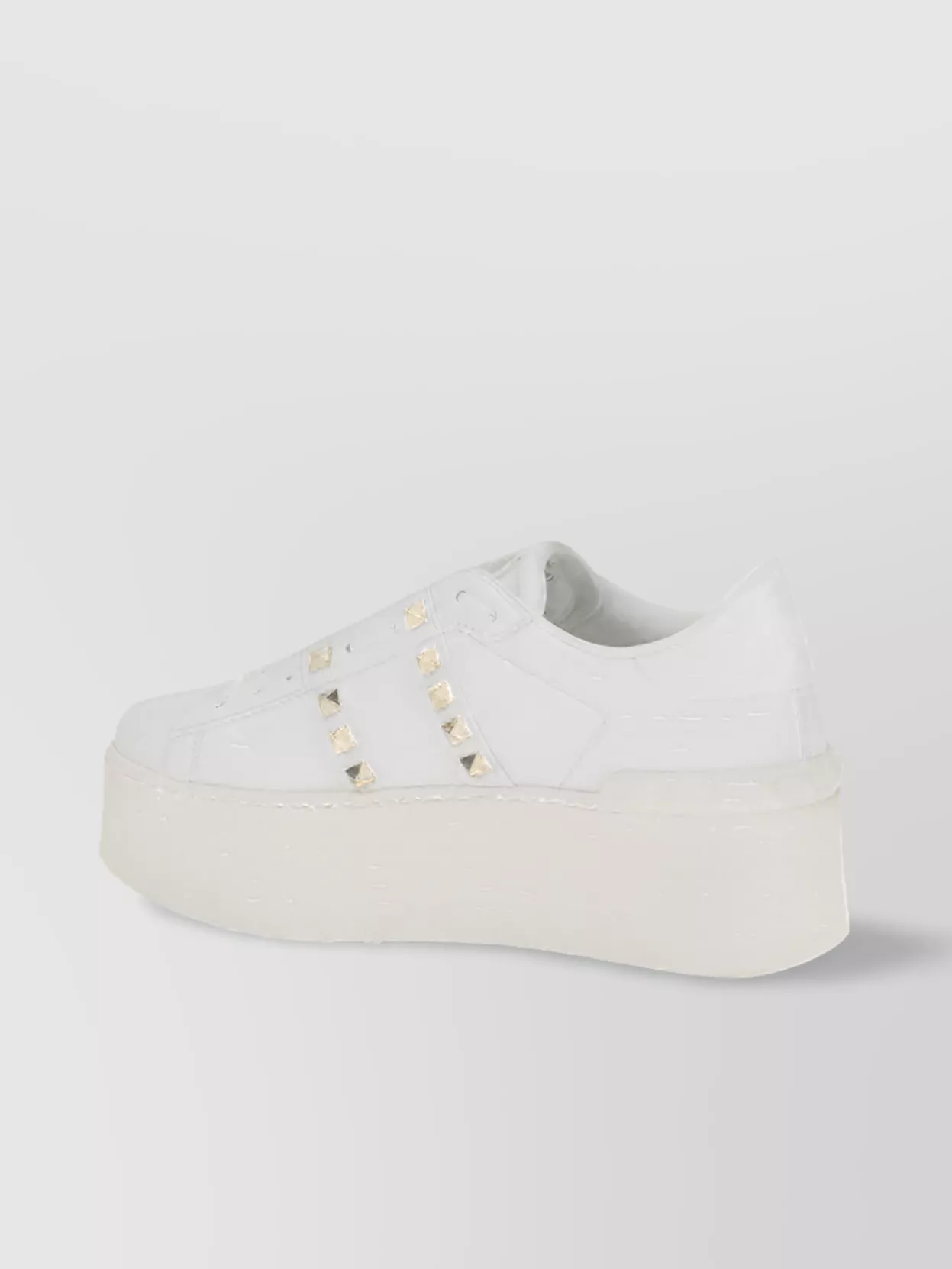 Valentino Garavani Gritty Style Studded Flatform Sneakers
