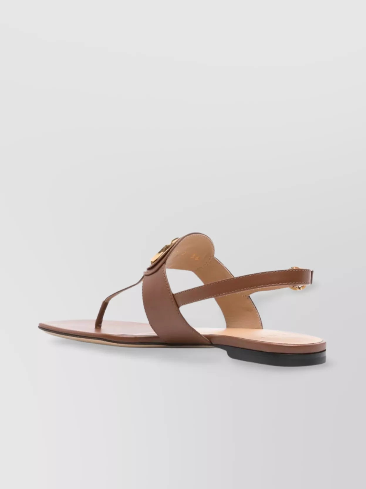 Valentino Garavani Vlogo Signature Leather Thong Sandals