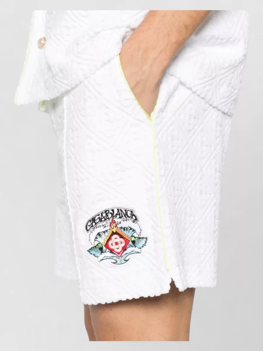 Casablanca Monogram Towelling Deck Shorts