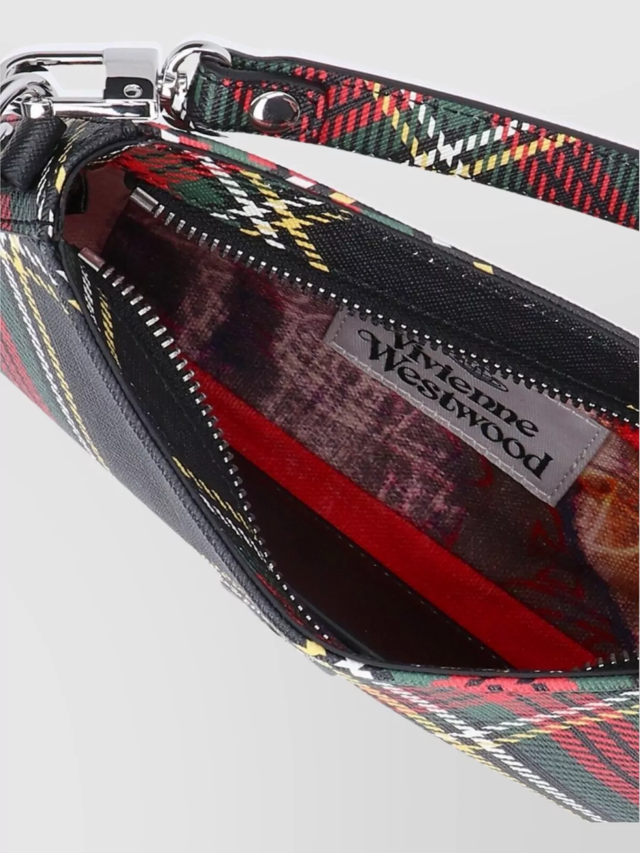 Vivienne Westwood Shoulder Bag With Adjustable Strap And Metal Hardware