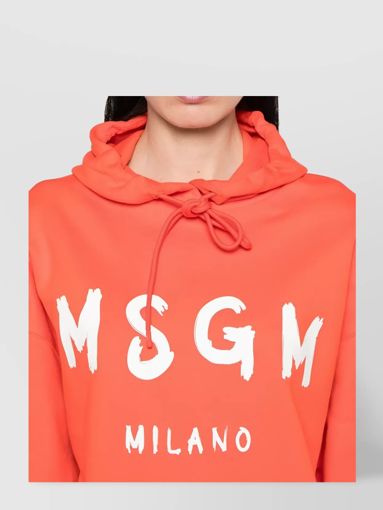 Msgm Hooded Knitwear With Ribbed Cuffs And Hem