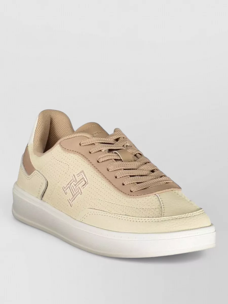 Tommy Hilfiger polyester lace-up sneakers