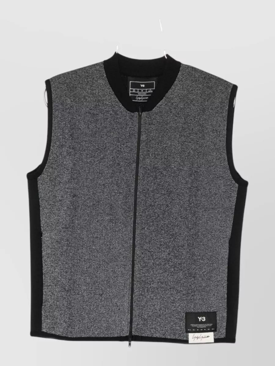 Y-3 Knitted Skull Print Bomber Jacket