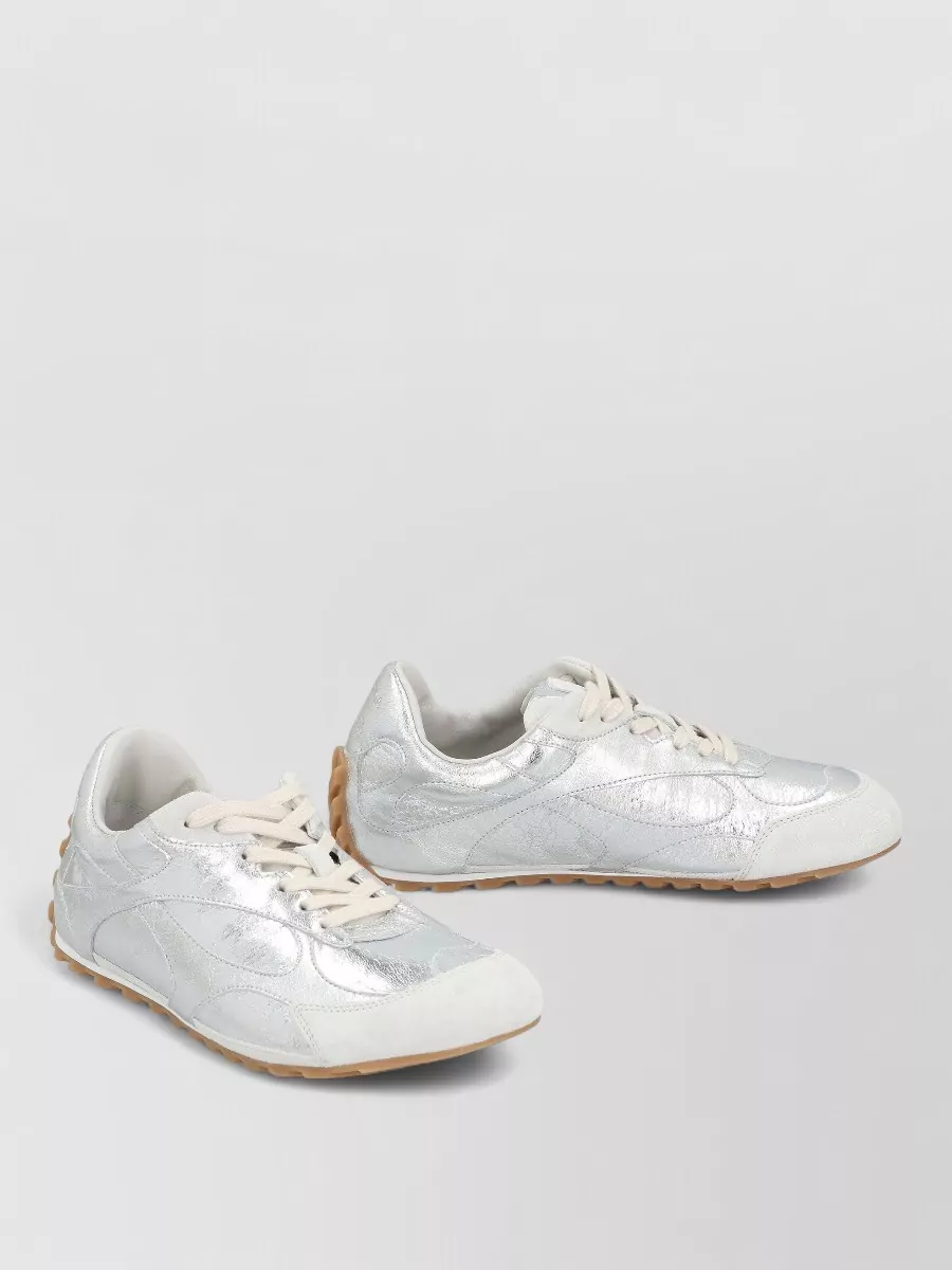 Bottega Veneta Leather Low-Top Sneakers