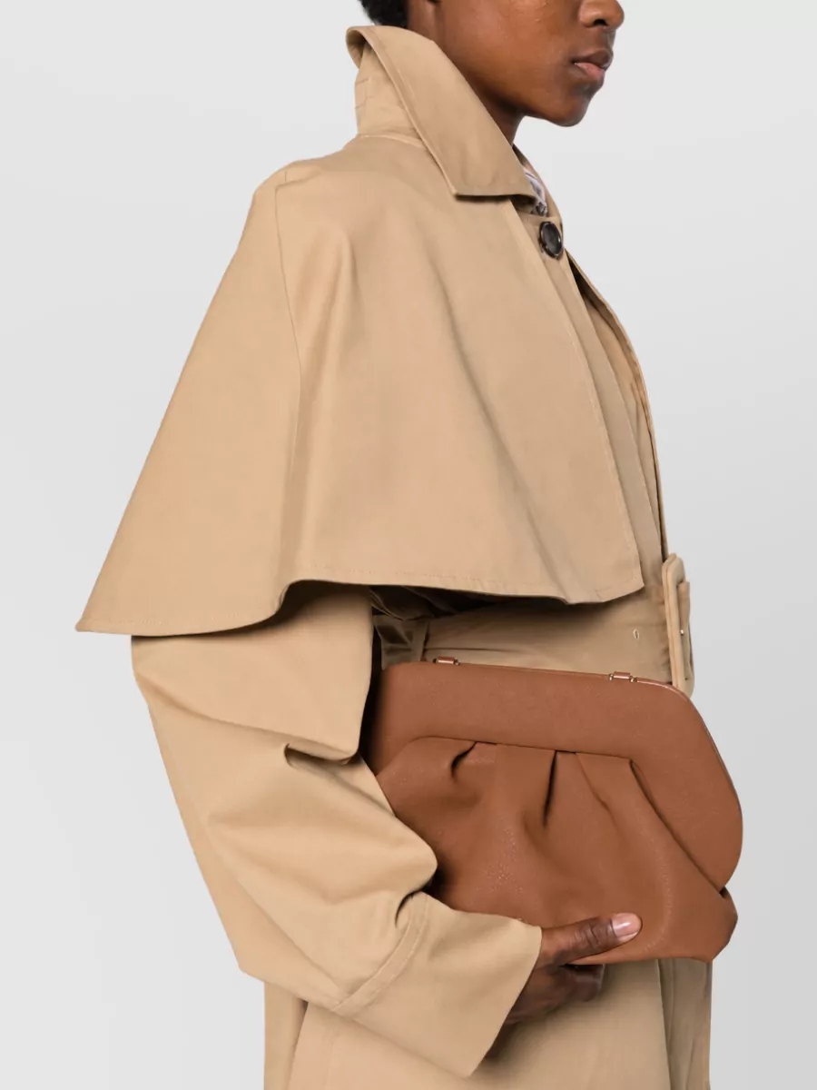 Themoiré Bios Pebbled Clutch Bag
