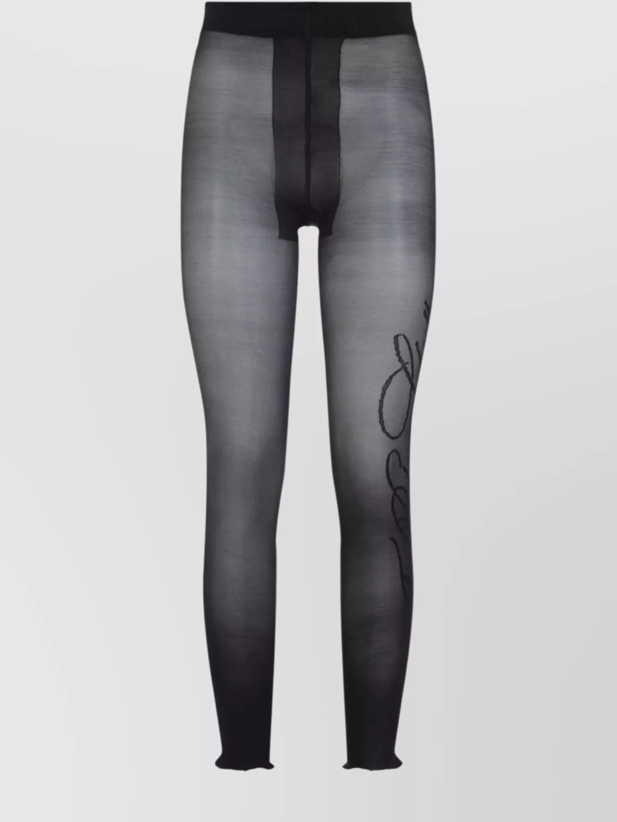 Jean Paul Gaultier Signature Script Sheer Tights