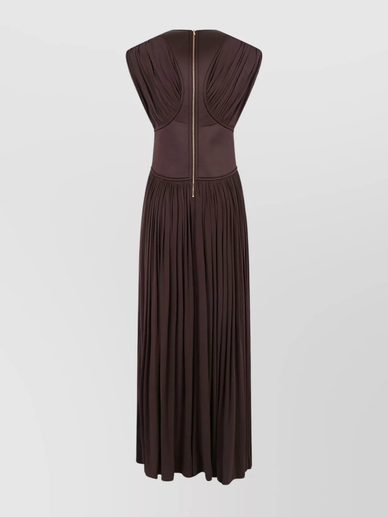 green emerald velvet dress Zimmermann Illuminate Draped Midi Dress Black Tropical main image 0