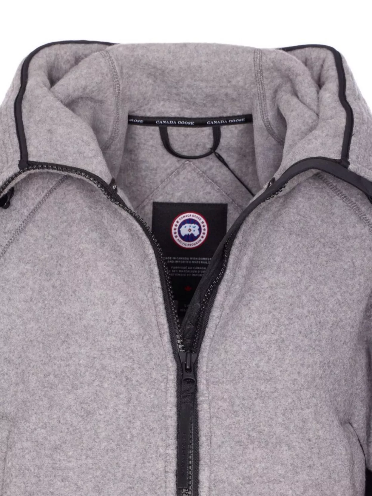 Canada Goose Hooded Chillwack Jacket And Pockets In Gray