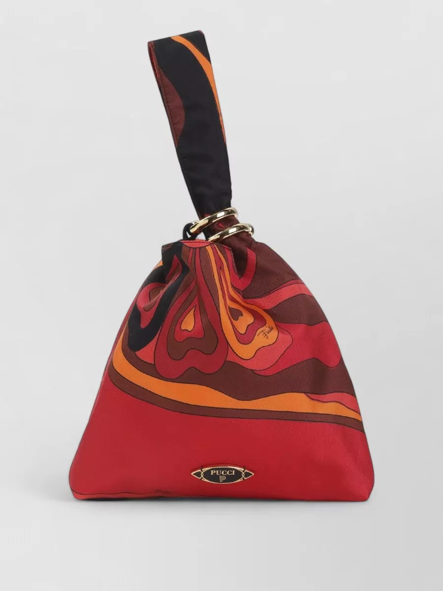 Pucci Silk Printed Clutch Bag