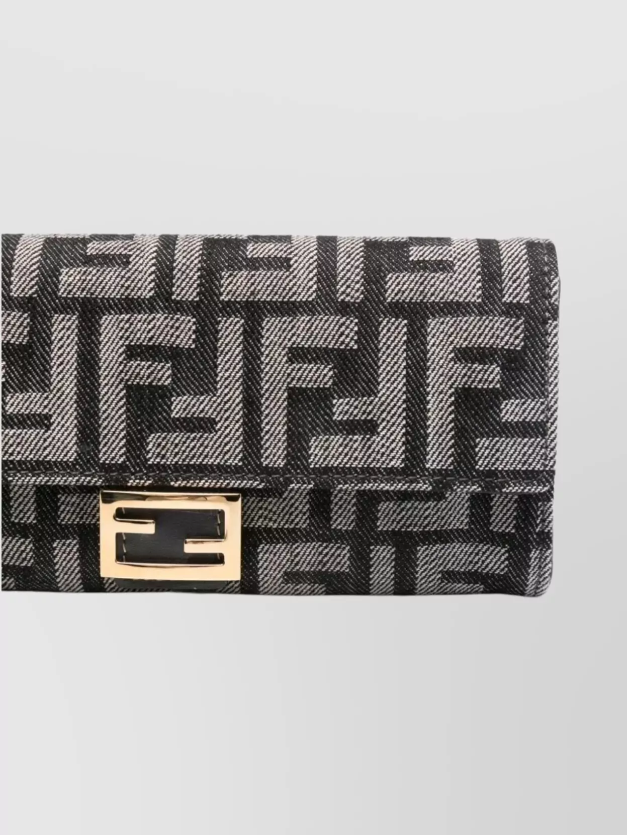 Fendi Chain Strap Baguette Continental Wallet
