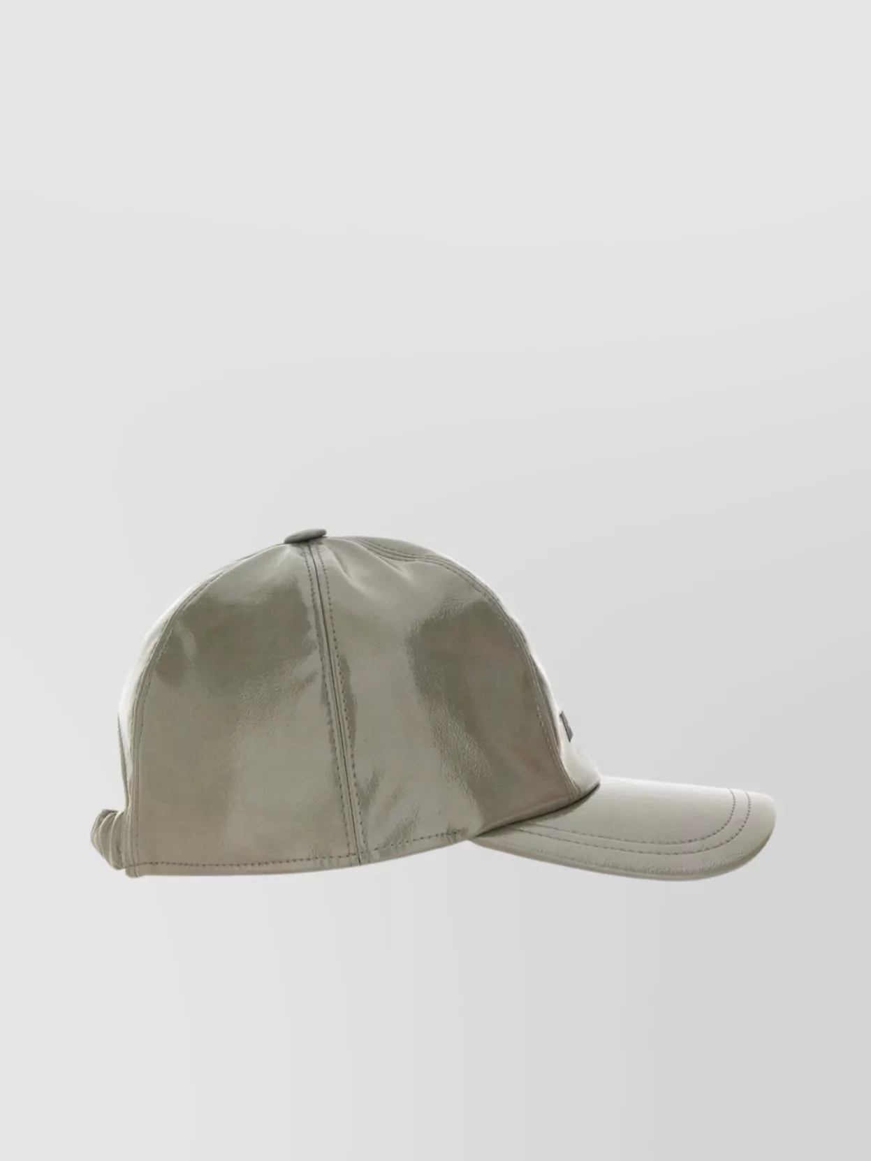 Msgm Baseball Cap With Stylish Curved Brim In Gray