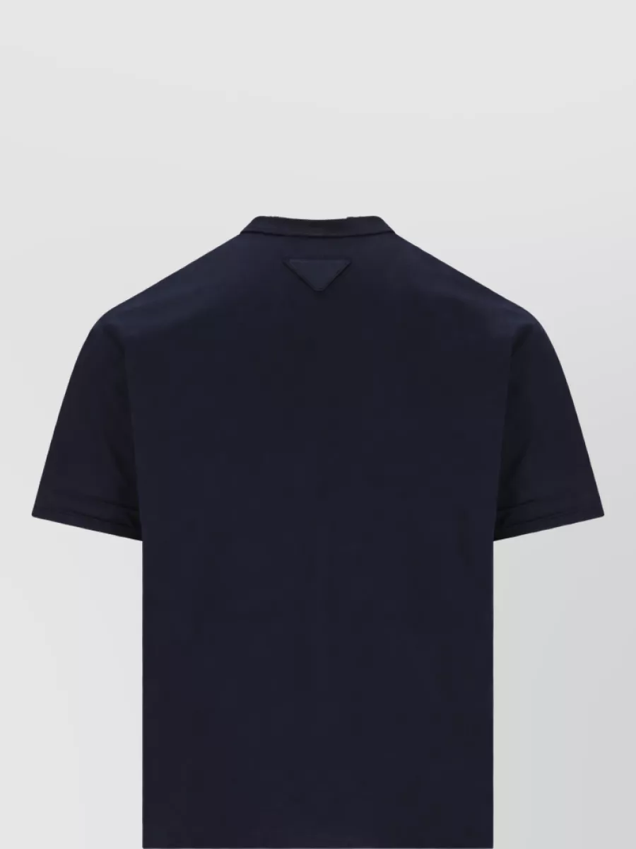 Prada Cotton Short-Sleeve Reversible Polo Shirt
