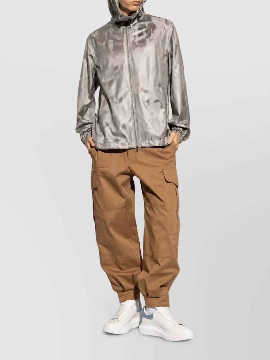 Alexander Mcqueen Cotton Low-Rise Cargo Trousers