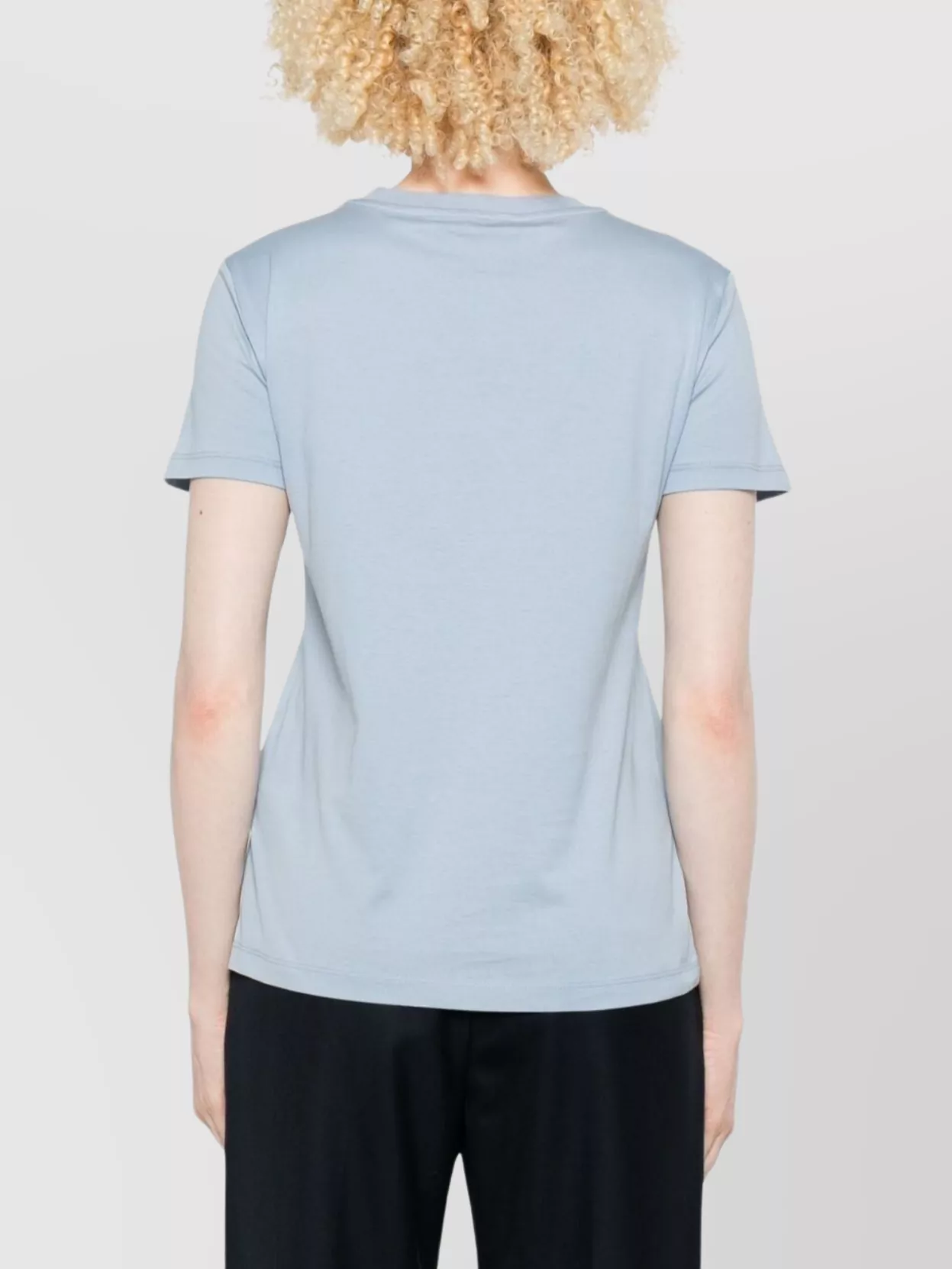 Max Mara Cotton T-shirt Logo Chest Pocket In Multi