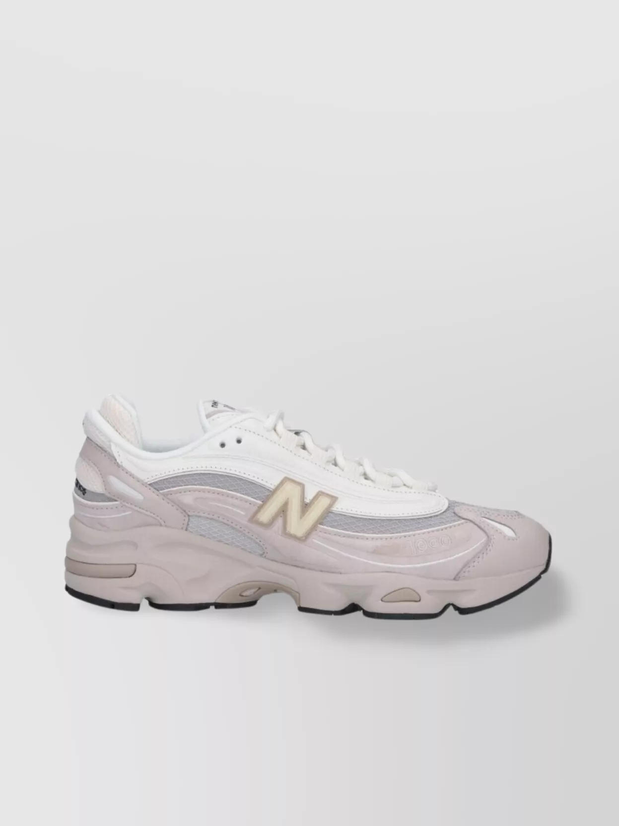 New Balance Low Top Sneakers With Mesh Panels And Rubber Outsole In Grey