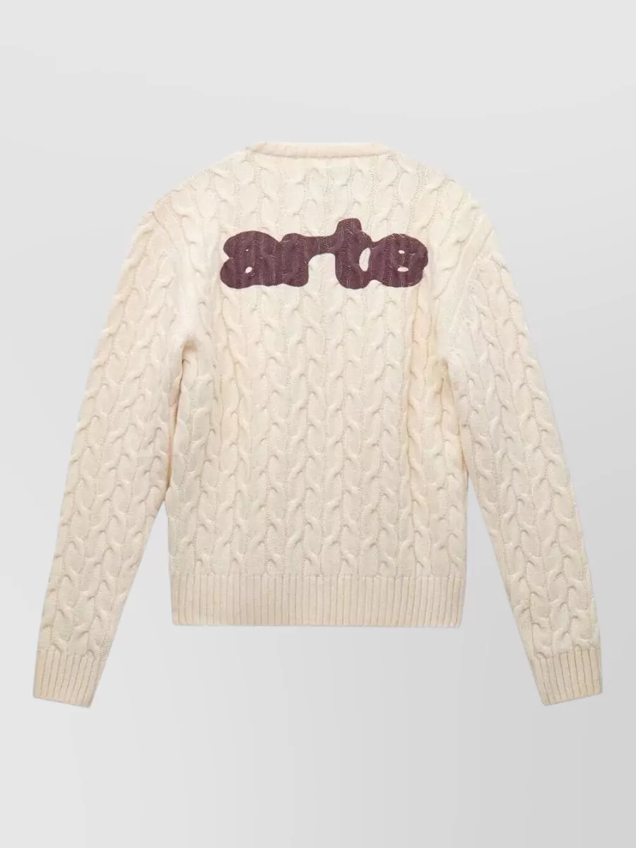 Arte Antwerp Fine-Knit Wool Sweater
