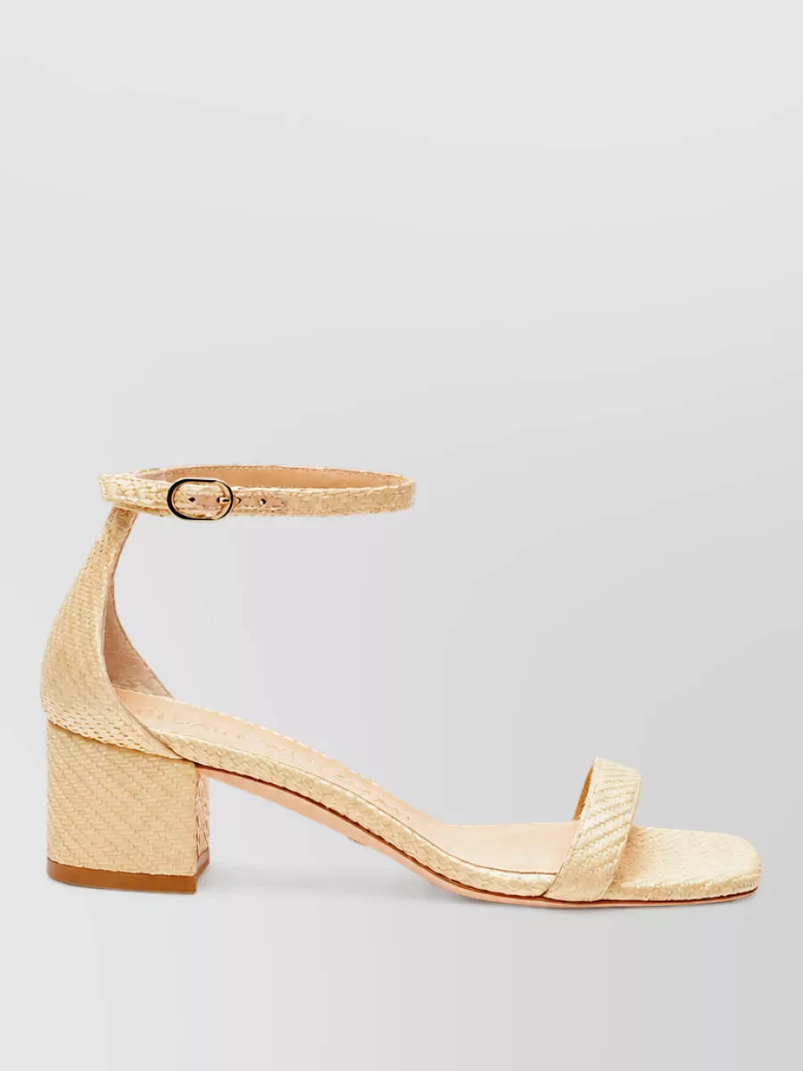 Stuart Weitzman Raffia Sandals
