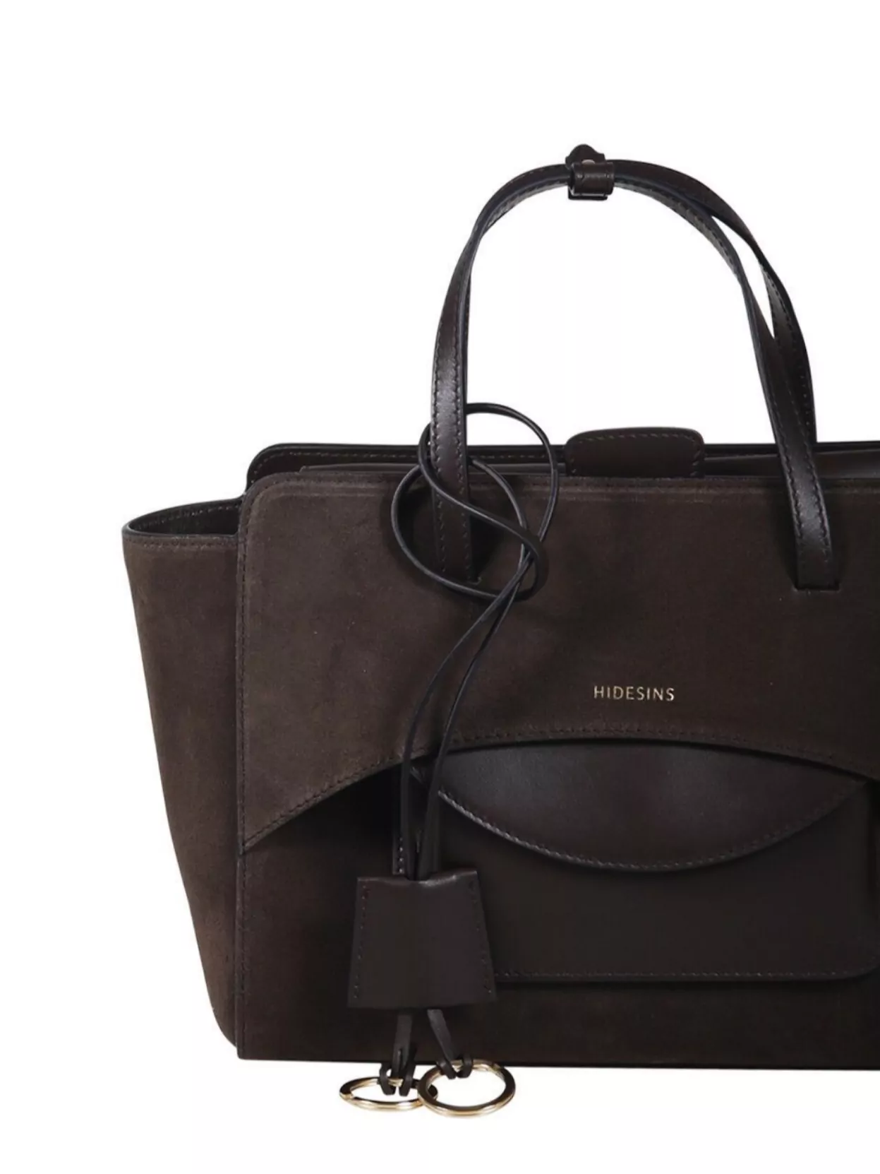 Hidesins Suede Tote Bag Top Handles