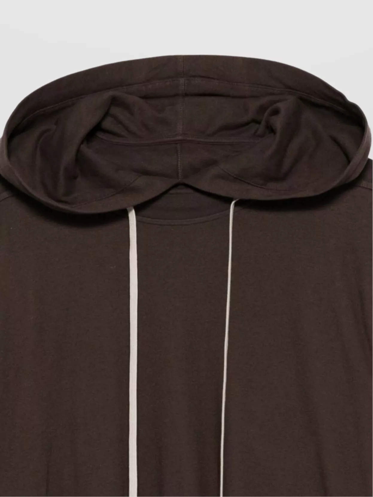 Rick Owens Drkshdw Lightweight Relaxed Fit Hoodie In Brown