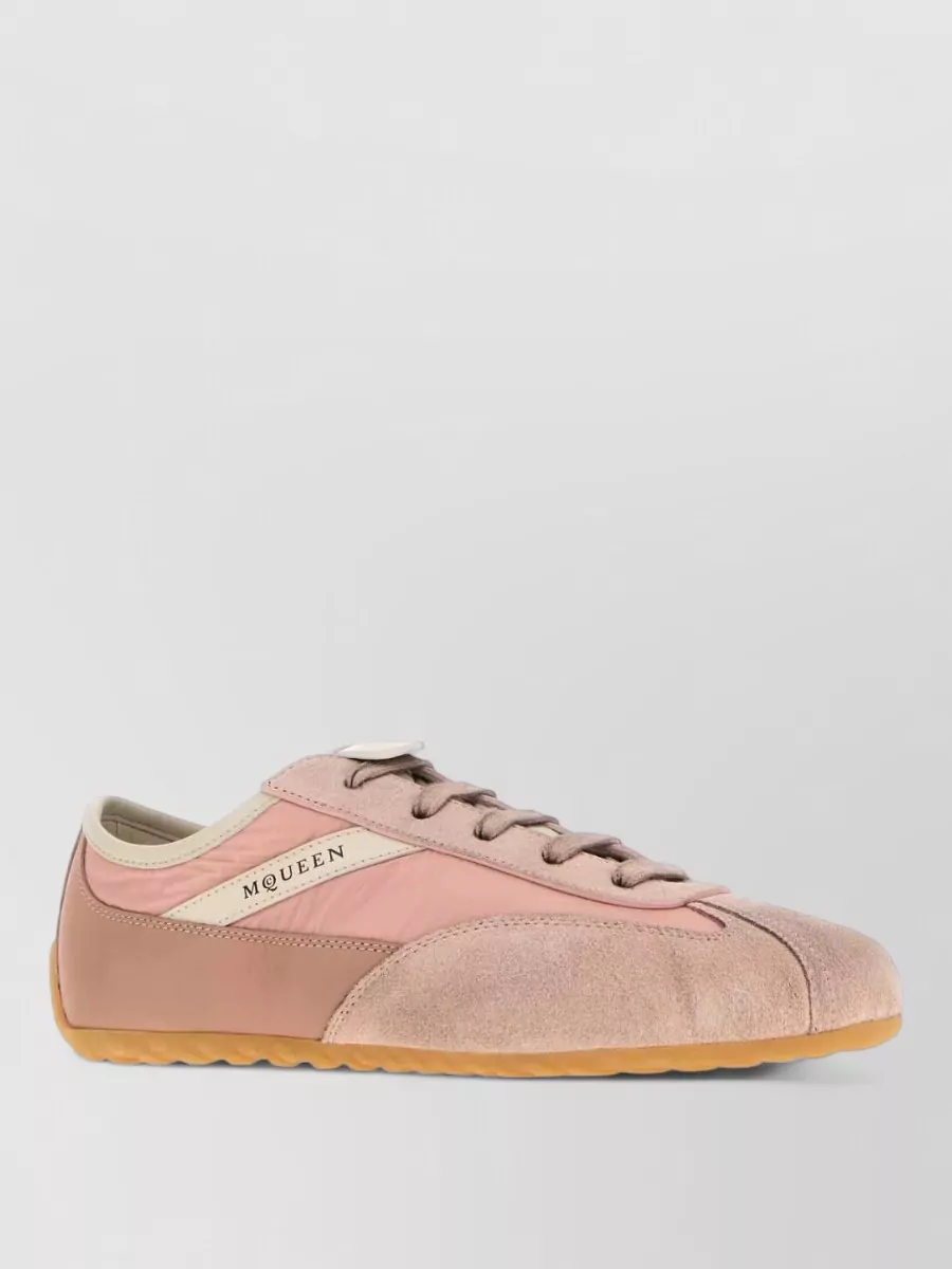 Alexander McQueen leather lace-up sneakers