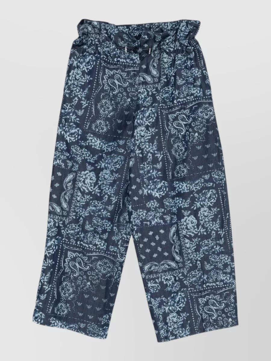 Emporio Armani printed knee-length shorts
