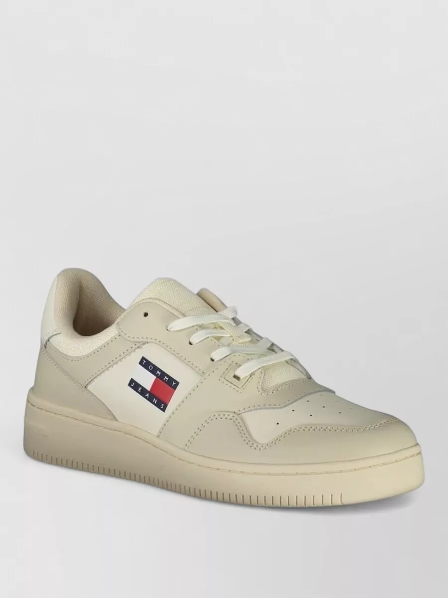 Tommy Hilfiger leather lace-up sneakers