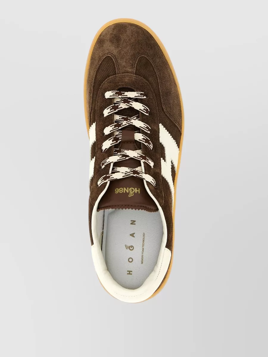 Hogan Cool Sneakers Contrast Heel Tab Rubber Sole