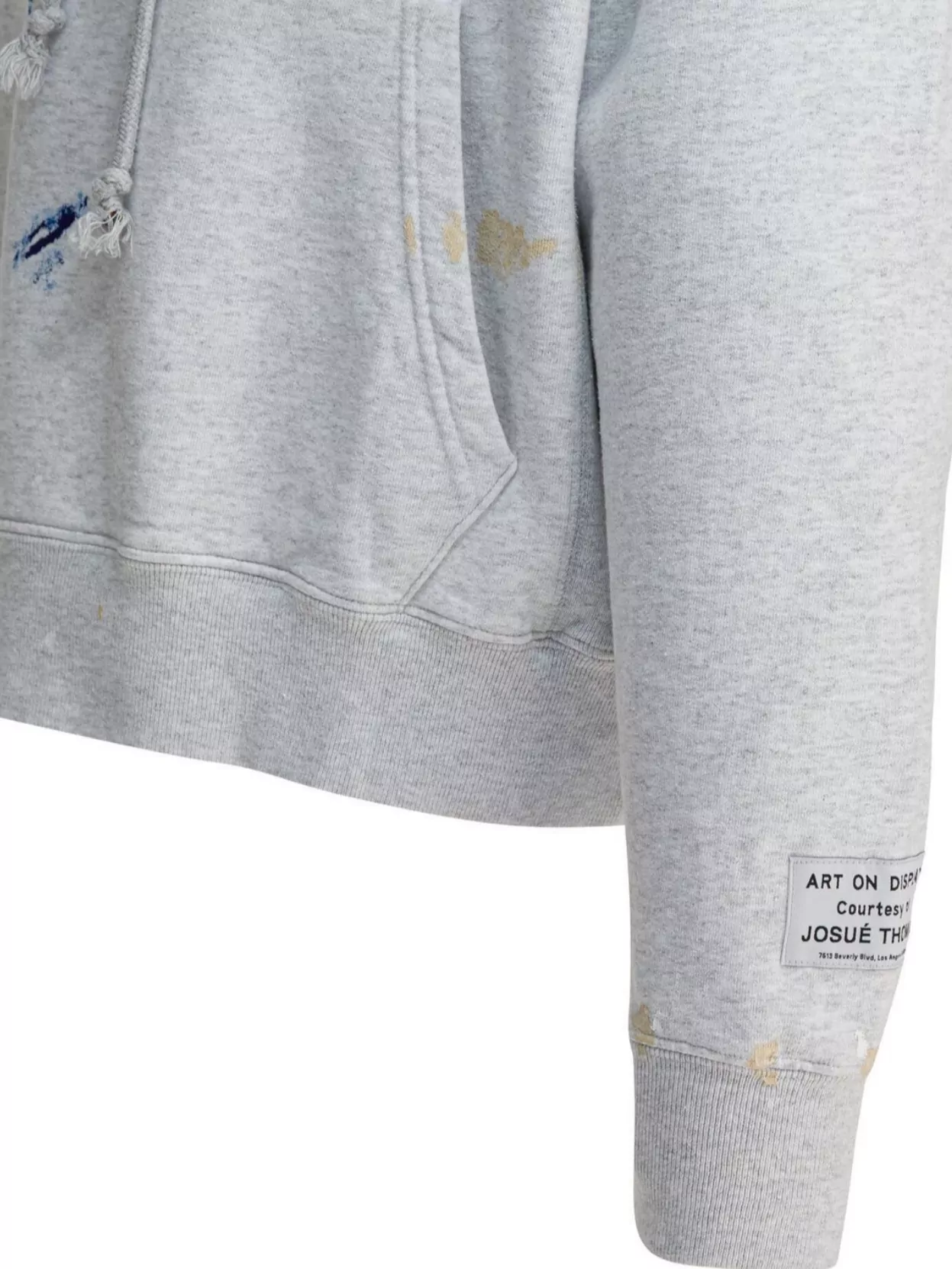 Gallery Dept. Artistic Logo Hoodie Drawstring Style